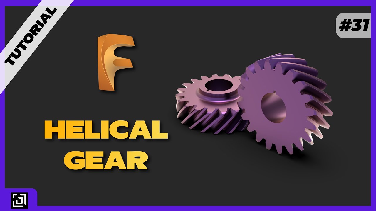 How to design a Helical Gear? Fusion 360 Tutorial [2021] ItsmadeEZy YouTube
