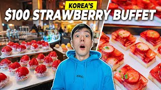 I Tried the $100 Strawberry Buffet in Korea