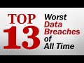 Top Worst 13 Data Breaches and Biggest Hacks | @SolutionsReview Ranked