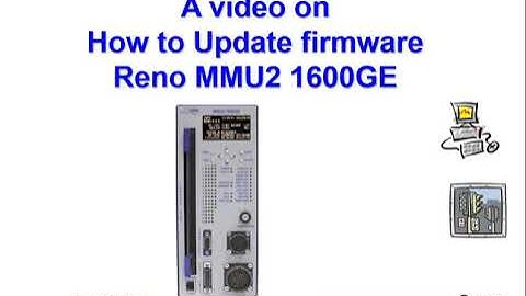 How To Update Firmware On The MMU2-1600G & GE Using RaeComM