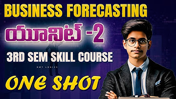 Business Forecasting Unit - 2  | 3rd Sem Skil Paper Important Questions