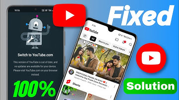 How To FIX Switch To YouTube.com PROBLEM 2025 | Fix Switch To YouTube.com Problem
