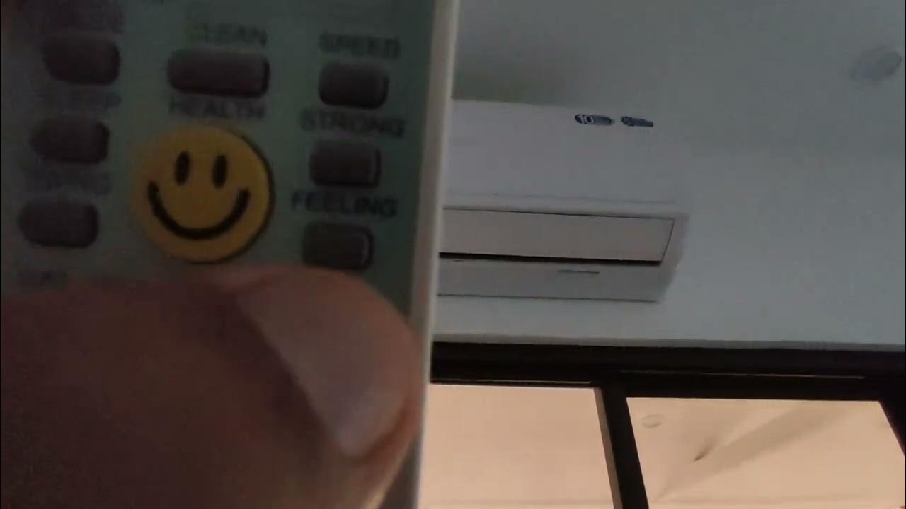 AUX Split Type AC How to set timer YouTube