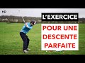 La rotation parfaite des hanches dans la descente cours de golf par david bobrowski