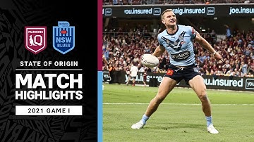 NRL Highlights | Maroons v Blues Match Highlights | Game I, 2021 | State of Origin | NRL