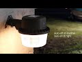 Dusk to Dawn Area Light with Photocell