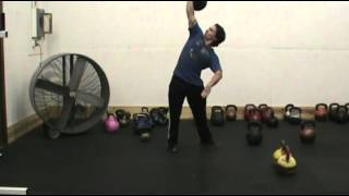 56 kg Kettlebell Press at 160 lbs body weight, Jacob Eggleton