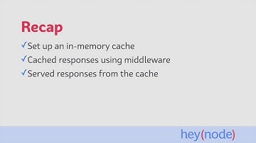 Add Response Caching to a Node.js Express Server
