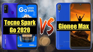 Tecno Spark Go 2020 vs Gionee Max full details comparison || Which is the best smarphone under ₹6k⚡⚡