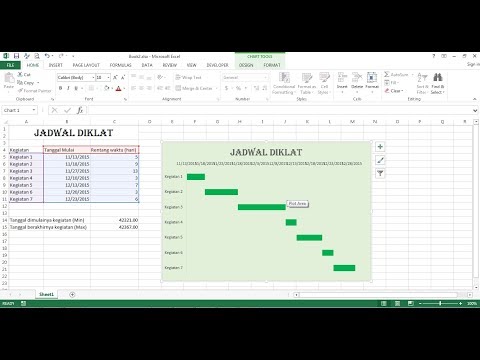 Video: Software apa yang digunakan untuk membuat Gantt chart?