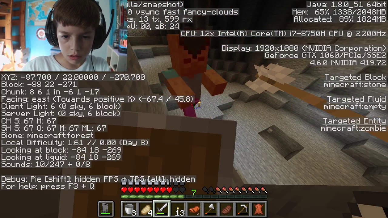 WE GOT DIAMONDS!!!!! Minecraft survival Ep 3 part 1 - YouTube