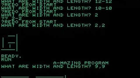 a mazing prg AMAZING PRG  COMMODORE PET SUPERPET 2001 CBM ETC MODELS. FROM httpwww masswerk atpe1