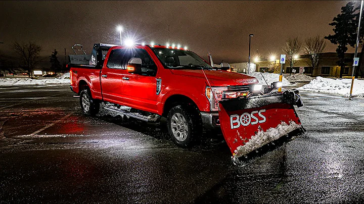 FIRST SNOW PLOW RUN OF THE SEASON! ($$$ TO BE MADE!)