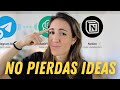 Cómo organizar tus ideas automáticamente con IA (Telegram + ChatGPT + Notion)