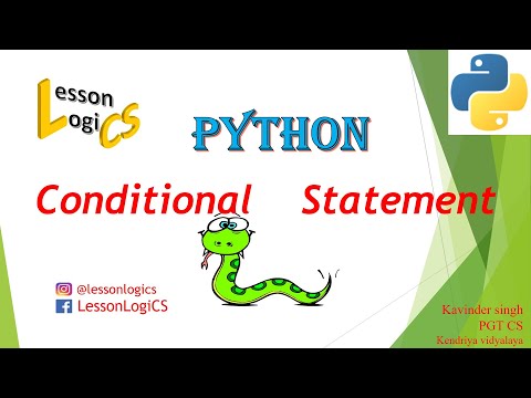 1.6 Python Statements for beginners | Python Basics | python conditional statements
