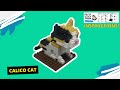 Daiso calico cat with instruction  petit block  animal