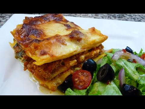 Easy - Three Cheese Lasagna recipe,