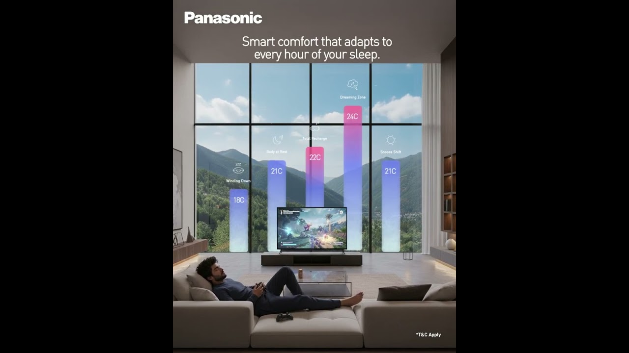 Panasonic Air Conditioner | Smarter Sleep with Custom Comfort