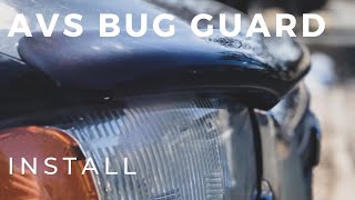 AVS Bug Guard Install - 2004 GMC Sierra Gmc Sierra Bug Deflector