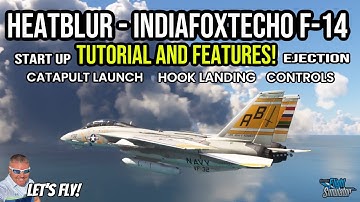 Heatblur - IndiaFoxtEcho F-14 Tomcat Tutorial And Features! Cold Start! MSFS2020 Xbox