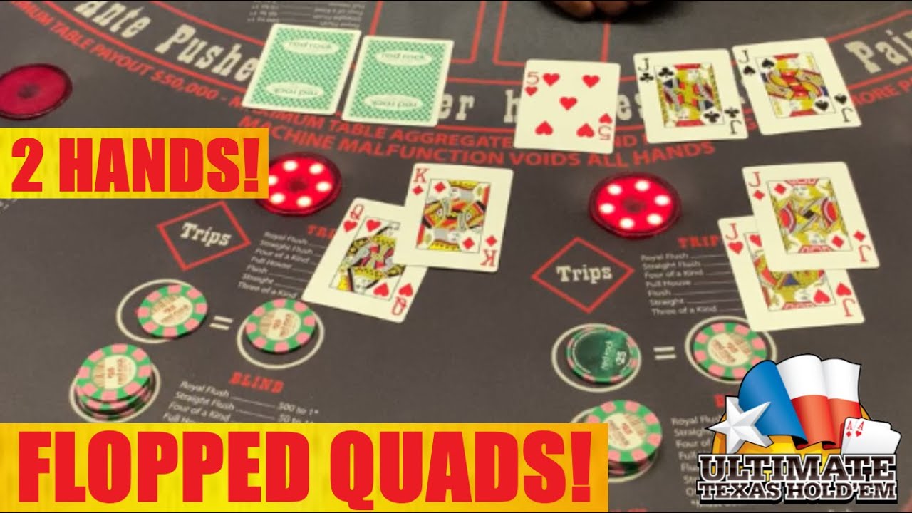 Я поймал КВАДС! Лучшие настольные игры в Техасский Холдем от Red Rock Casino в Лас-Вегасе!