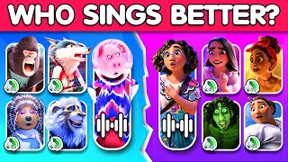 Guess Who Sings Better Between Sing 2 vs Encanto | Guess Who's Singing with Tiny Quiz