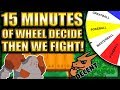 15 Minutes of Wheel Decide.. Then We FIGHT! Pokemon Challenge VS