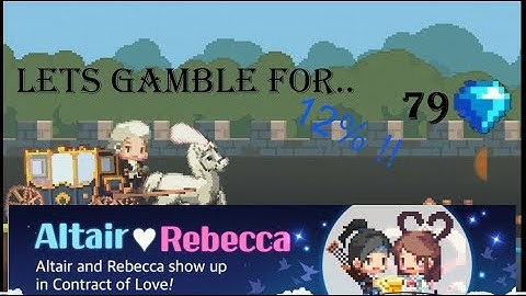 Crusaders Quest - Altair & Rebecca Contract of Love pull contract