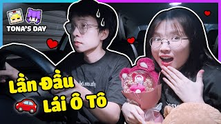 NABEE BẤT NGỜ VÌ LẦN ĐẦU TIÊN TÔ GÀ LÁI Ô TÔ ĐÓN NABEE ĐI CHƠI - TONA'S DAY | Nabee TV