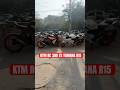 Whose Your Favourite Yamaha R15 Vs Ktm RC390 #shorts #ktmrc390 #yamahar15 #r15 #rc390 #ktmlover