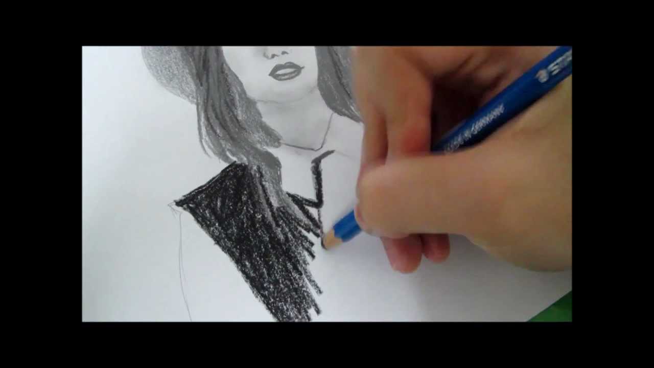 Speed Pencil drawing of Jenn Im (clothesencounter)