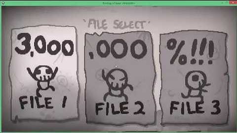 The Binding Of Isaac Afterbirth+ Saves All unlocked 3.000.000%//first in the world