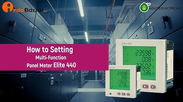 How to do setting of Secure Elite 440 Multi-function Panel Meter