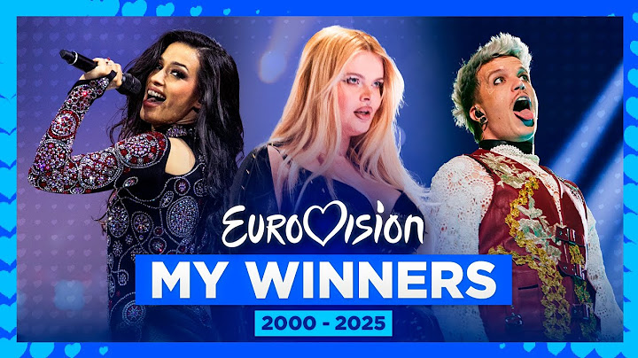 MY WINNERS of the Eurovision Song Contest (2000-2025)