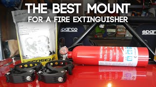 Installing a Roll Bar Mounted Fire Extinguisher | [Keep You and Your Car Safe]