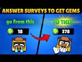 3 METHODS to Get GEMS for F2P Players in Brawl Stars! (Make Money with Online Surveys)