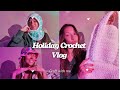 Cozy Crochet Vibes: Crafting a Holiday Balaclava Winter Hood | Relaxing Crochet With Me Vlog!