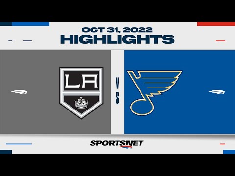 NHL Highlights | Kings vs. Blues - October 31, 2022