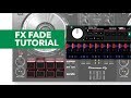 Fx fade tutorial  pioneer ddj sb3  beginner dj lessons