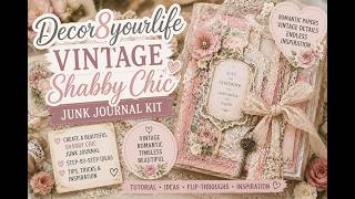 Create a Vintage Shabby Chic Junk Journal with the Decorate Your Life Paper Collection