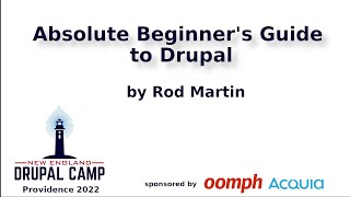 ABSOLUTE BEGINNER'S GUIDE TO DRUPAL screenshot 2