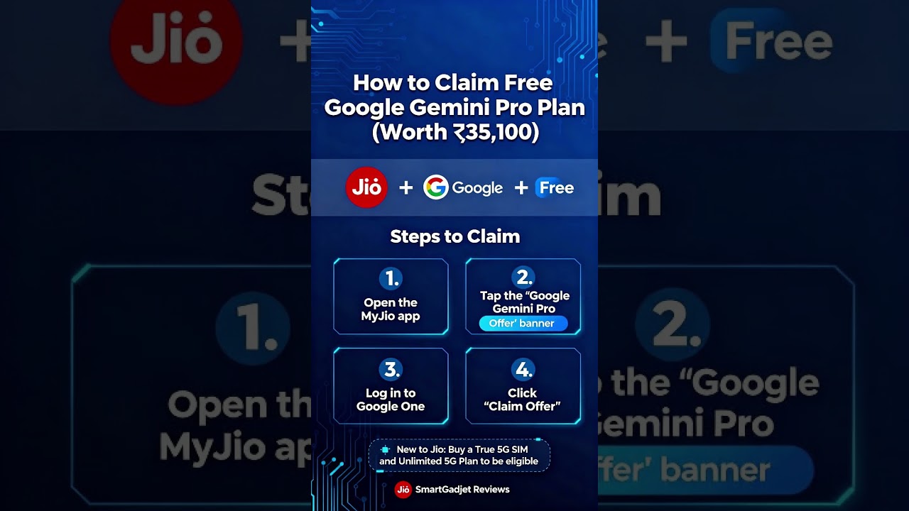 🔥 How to Get Google Gemini Pro Plan FREE for 18 Months (Worth ₹35,100)  