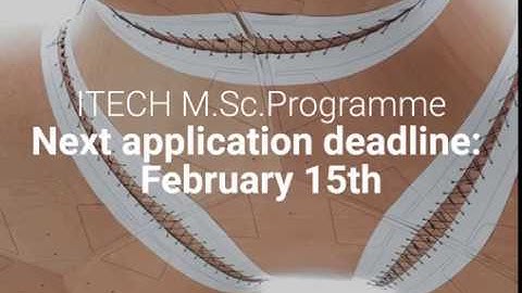 International M.Sc. Programme: ITECH