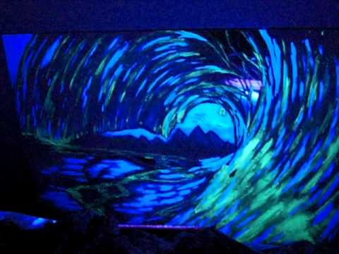 blacklight ocean art youtube