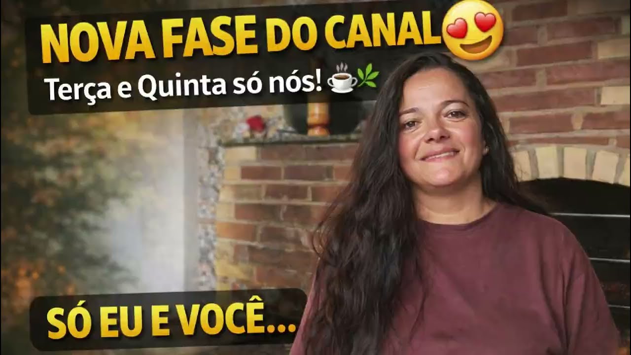 Nova fase no canal 🌿 Rotina, jardim e prosa de dona de casa #NovaFase #Jardim#Prosa#euevocê#novafase