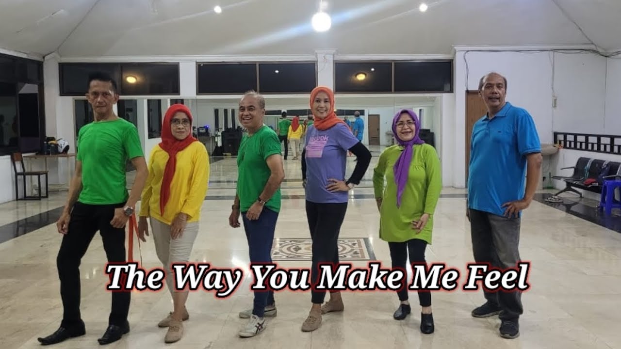 The Way You Make Me Feel - Fun Improver Linedance (Colin, Jose Miguel, Raymond) | LD Versity