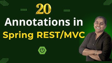 20 Must-Know Spring REST/MVC Annotations for Every Java Developer