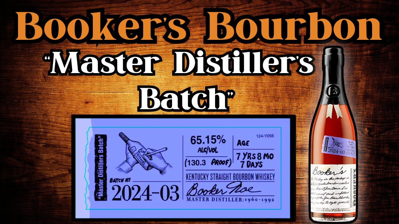 DELICIOUS Bookers Master Distiller's Batch 2024-03 - YouTube