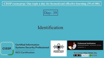 CISSP Exam Prep -039 | Identification | 🕵🏼‍♂️