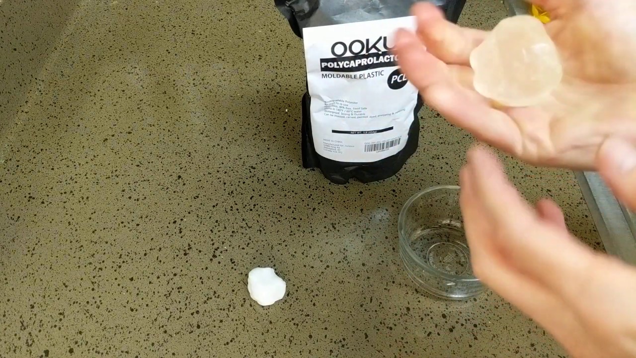 POLYCAPROLACTONE Moldable Plastic Beads YouTube
